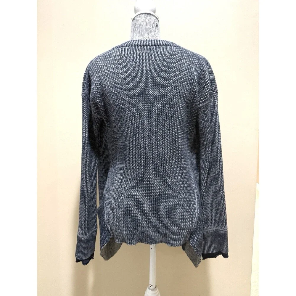 Lululemon Vestigan Cardigan Womens 6 Gray Draped Open Front Thumbhole Sweater